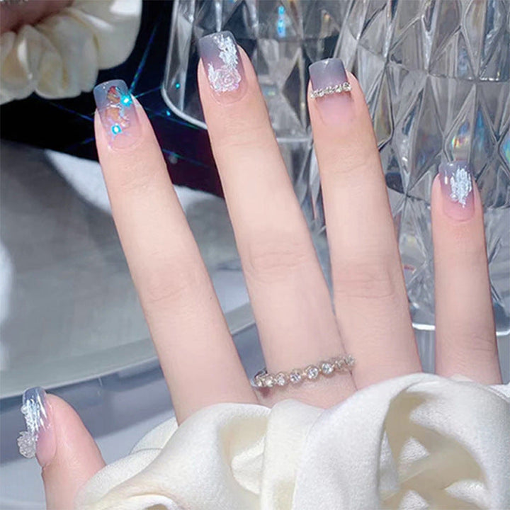 Artificial nails in creative moon and star design Kalsten