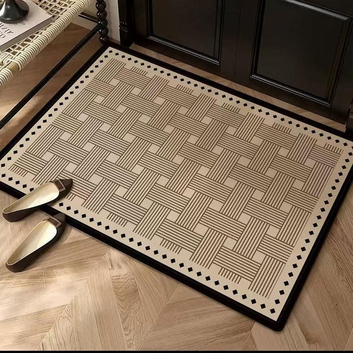 Lace-Edged Decorative Floor Mat Kalsten