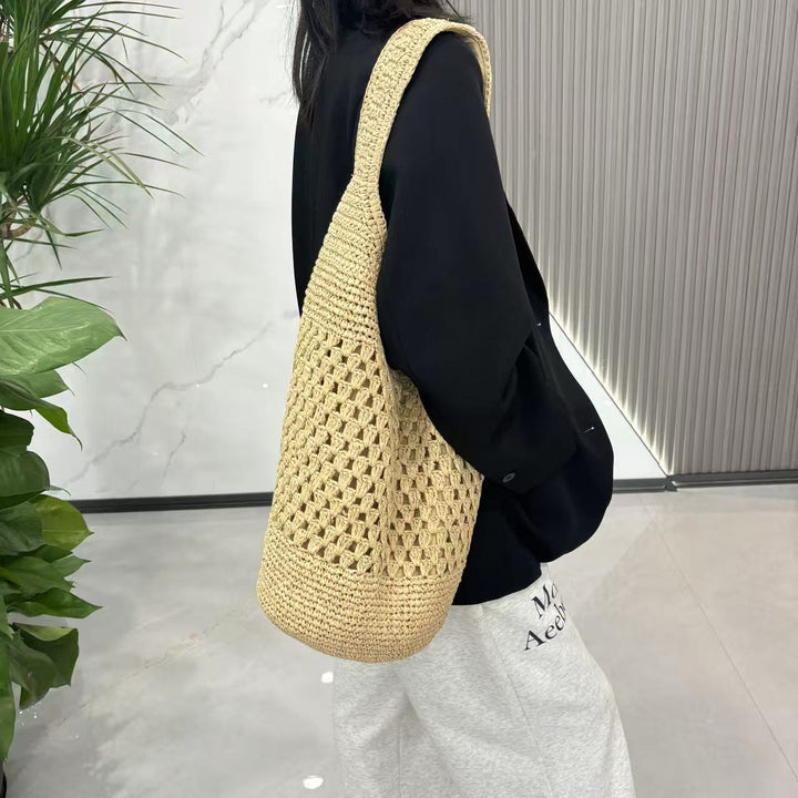 Handbag with Knitted Design Kalsten