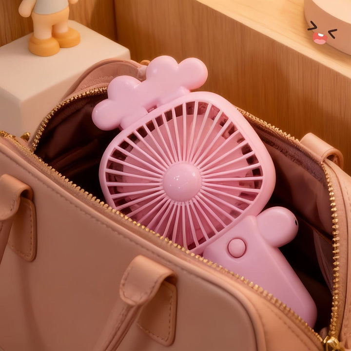 Ladies Portable Hand Fan with Ergonomic Design Kalsten