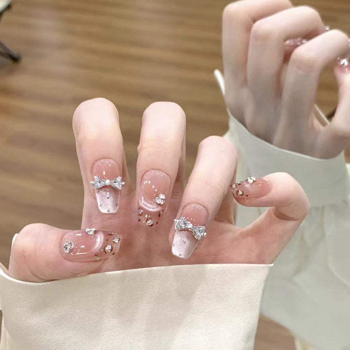 Artificial nails with elegant ombre finish Kalsten