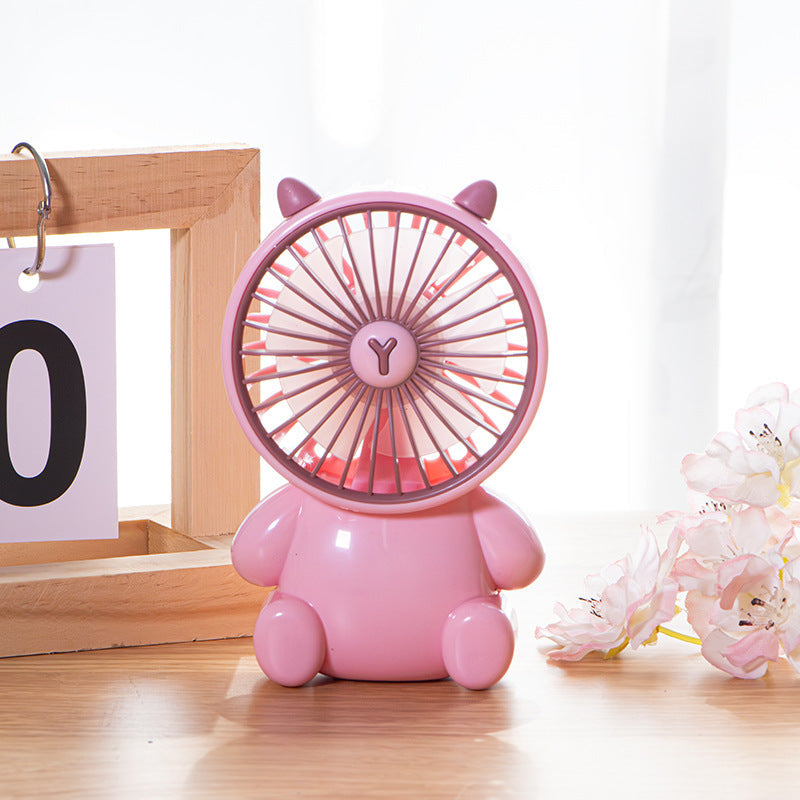 Cute Animal-Themed Mini Desk Fan Kalsten
