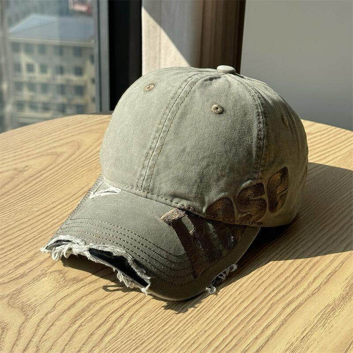 Men's Distressed Cotton Baseball Cap Kalsten 1784270811