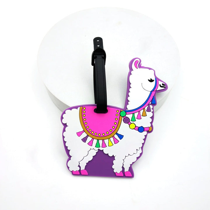 Whimsical Llama Luggage Tag Kalsten