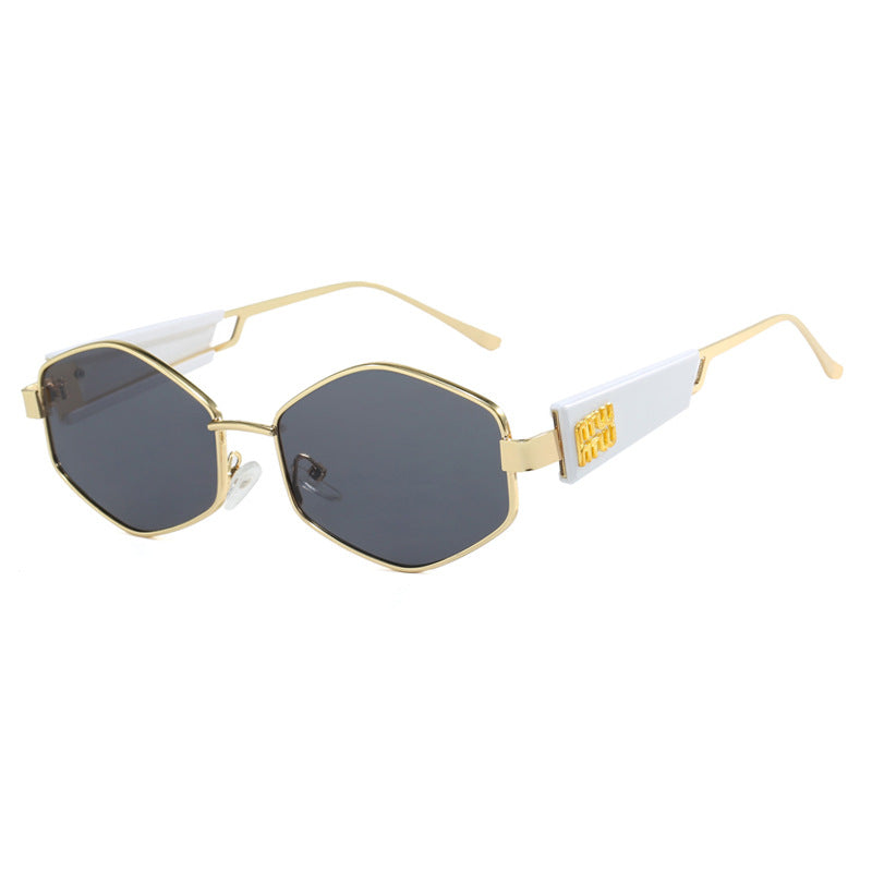 Women's geometric sunglasses with fashionable design and UV protection Kalsten