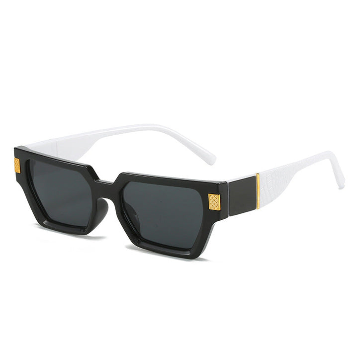 Ladies fashionable sunglasses with unique geometric frame and luxurious details Kalsten
