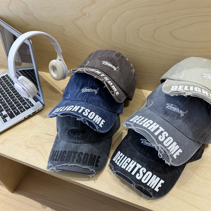 Men's Distressed Casual Cotton Cap Kalsten