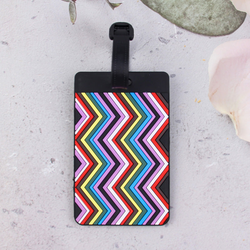 Geometric Pattern Luggage Tag Kalsten