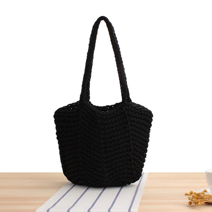 Handbag Made of Handcrafted Macrame with Textured Design Kalsten