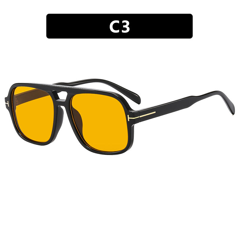 Ladies square designer glasses with delicate frame and modern plastic material Kalsten