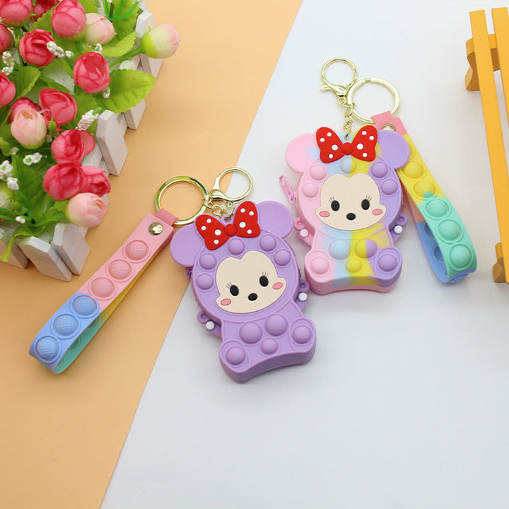 Women's Keychain with Pop It Design Kalsten