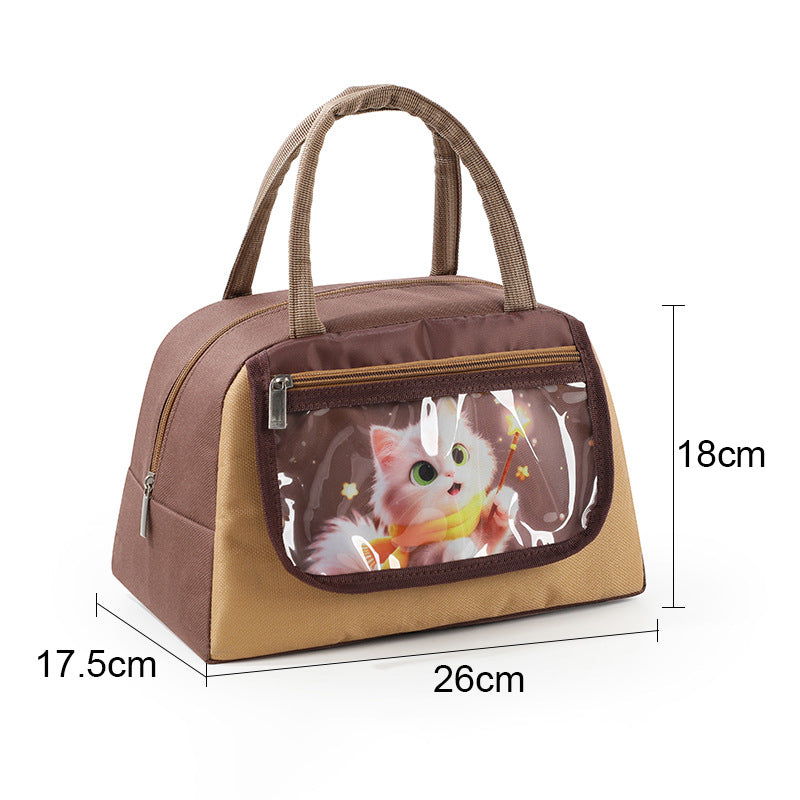 Multifunctional Cooler Bag with Transparent Viewing Window Kalsten