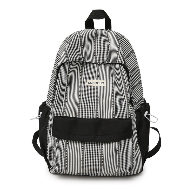 Casual Striped Backpack