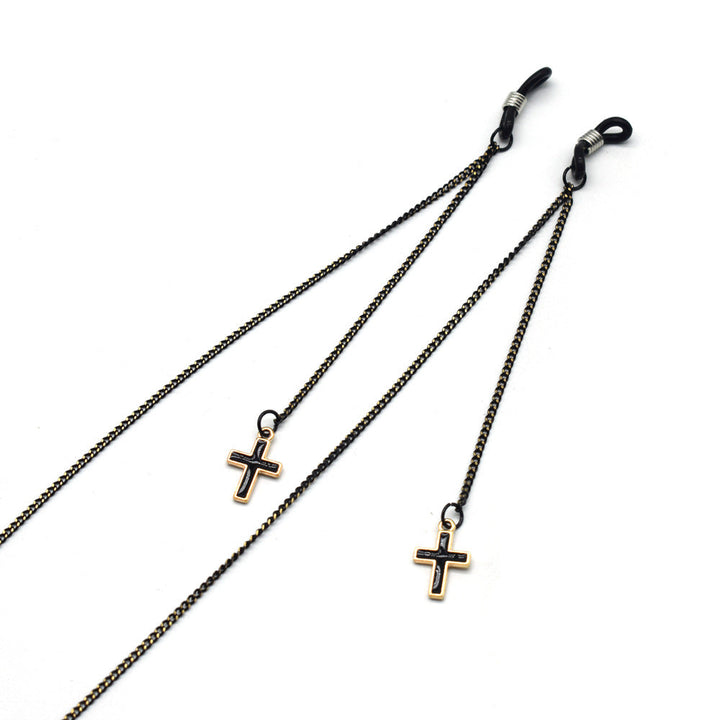 Heart-Embellished Eyewear Holder Chain Kalsten