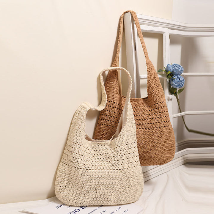 Hand-crocheted tote bag with generous volume Kalsten