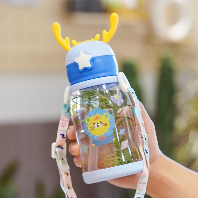 Women Glass Drinking Bottle with Secure Lid Kalsten