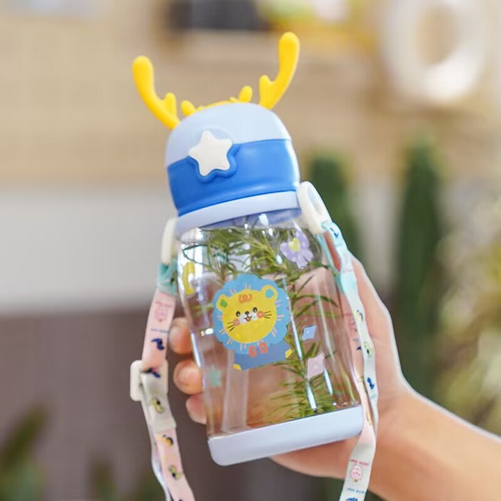 Women Glass Drinking Bottle with Secure Lid Kalsten