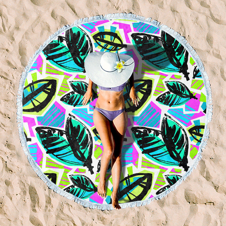 Rundstrand towel with unique sunset design Kalsten