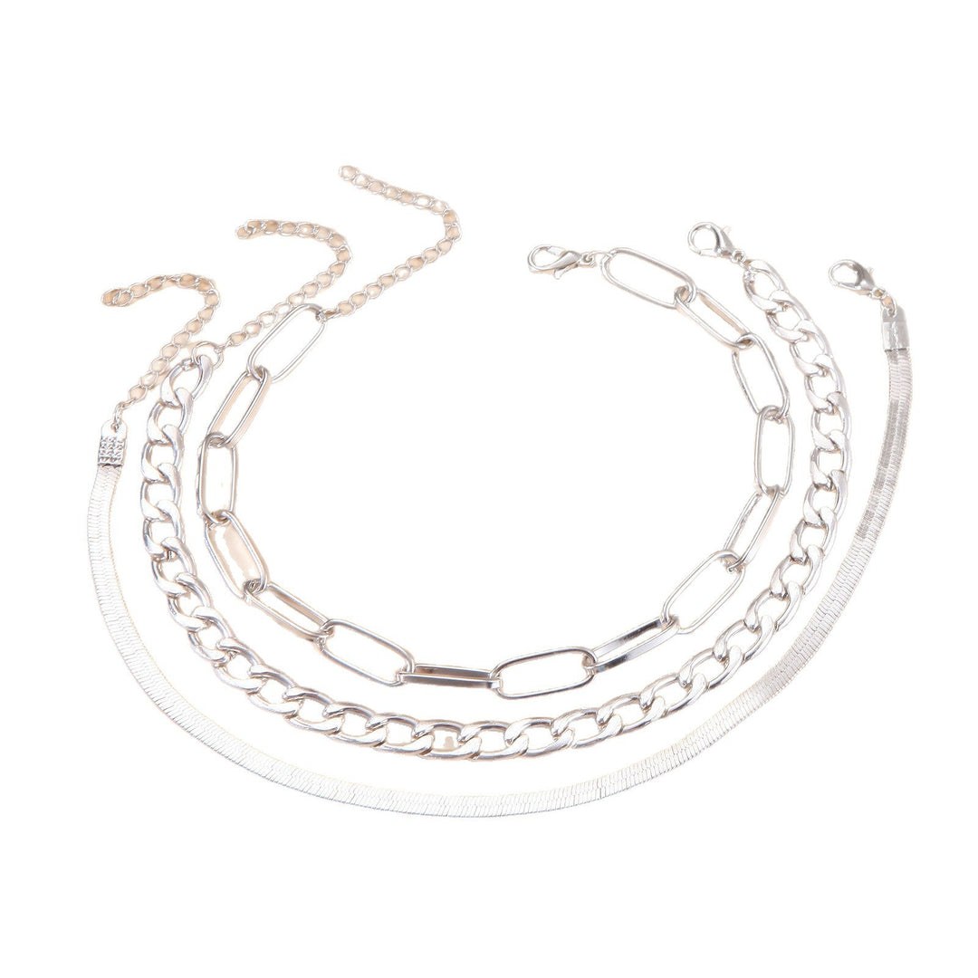 Twisted Silver Chain Bracelet Kalsten