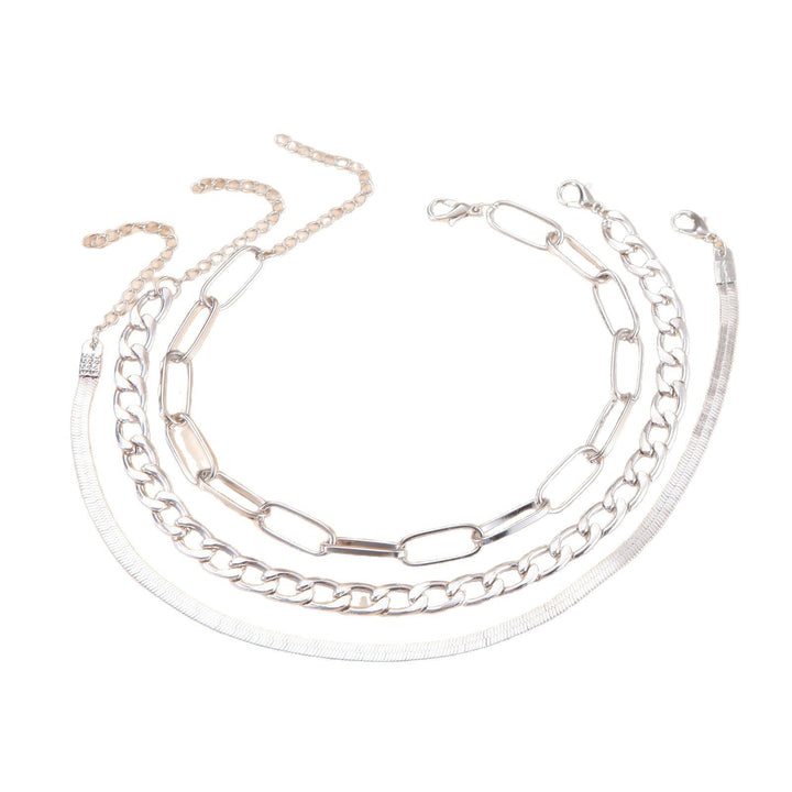Twisted Silver Chain Bracelet Kalsten