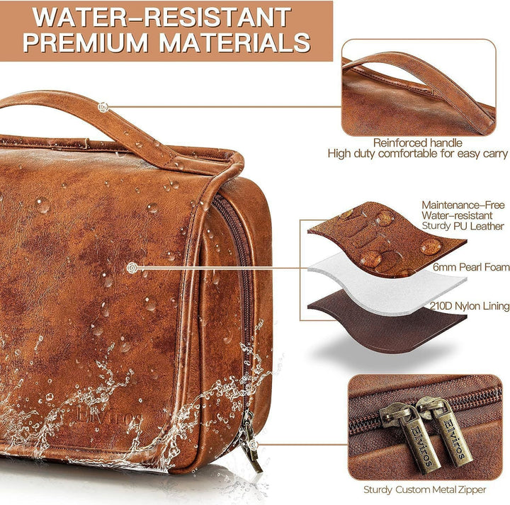Travel cosmetic bag with multiple compartments Kalsten