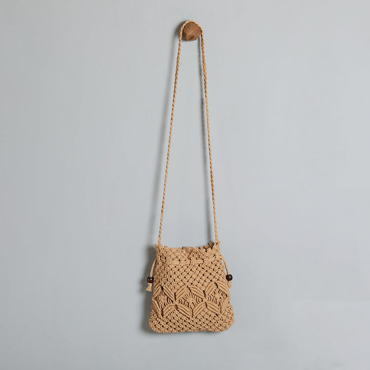 Macrame Bag with Adjustable Shoulder Strap Kalsten