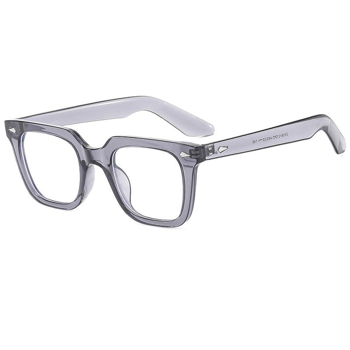 Ladies fashionable glasses with oversized, transparent frame Kalsten