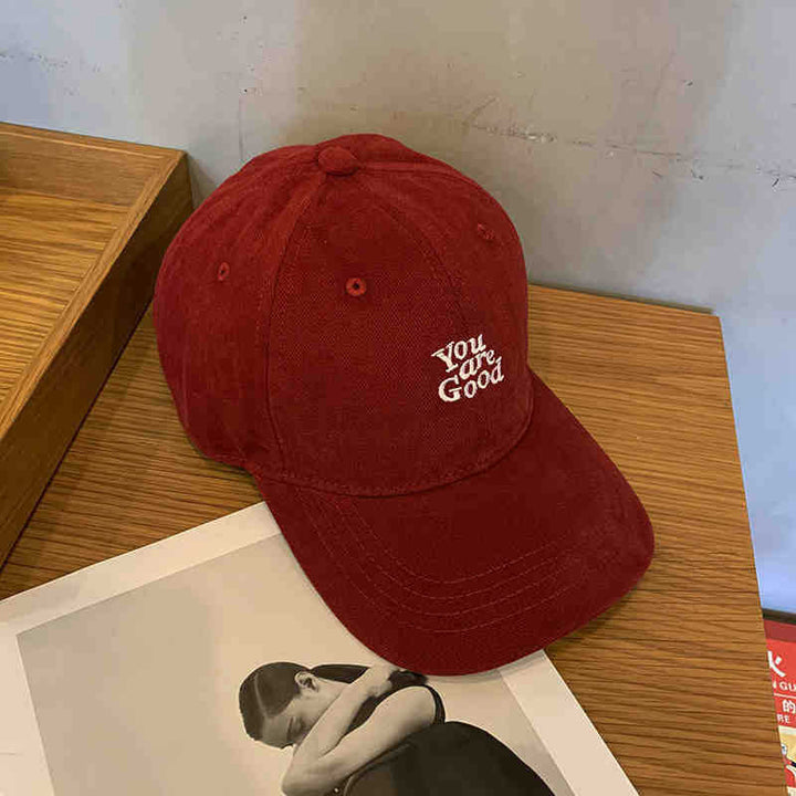 Men's Casual Distressed Message Baseball Cap Kalsten
