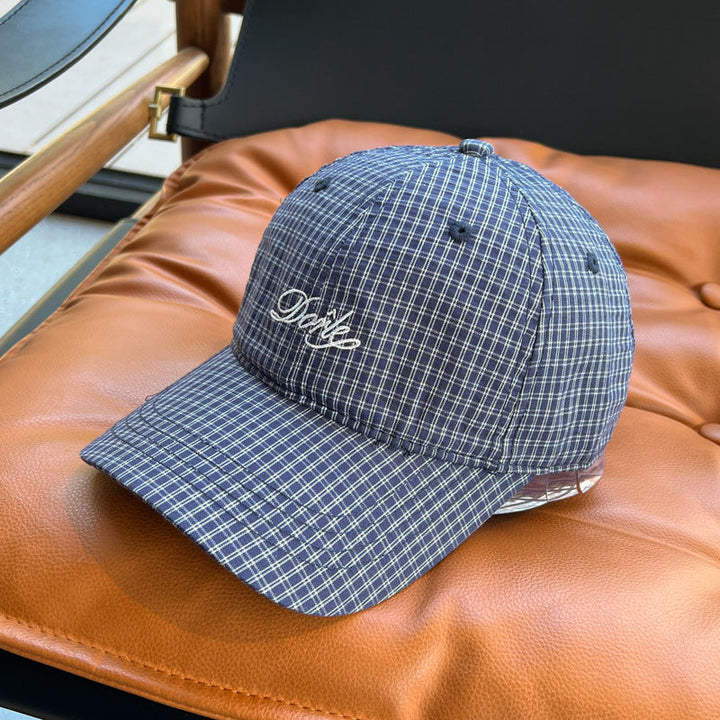 Women's Stylish Checkered Baseball Cap Kalsten