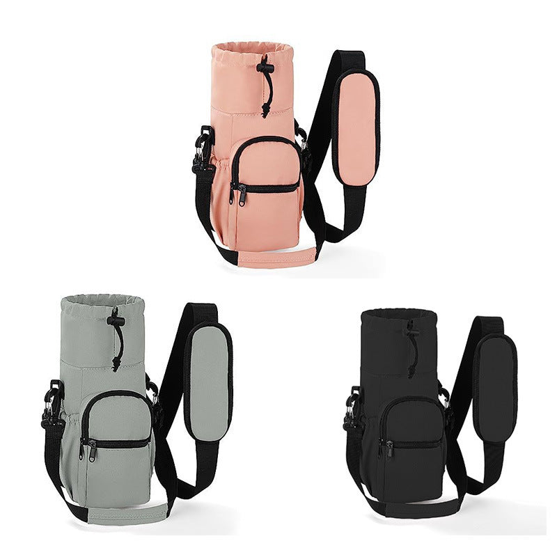 Unisex Water Bottle with Multifunctional Carrying Strap Kalsten