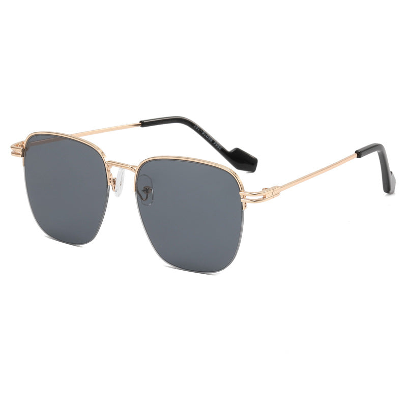 Women Designer Glasses with Square Frame and Glossy Metal Structure Kalsten