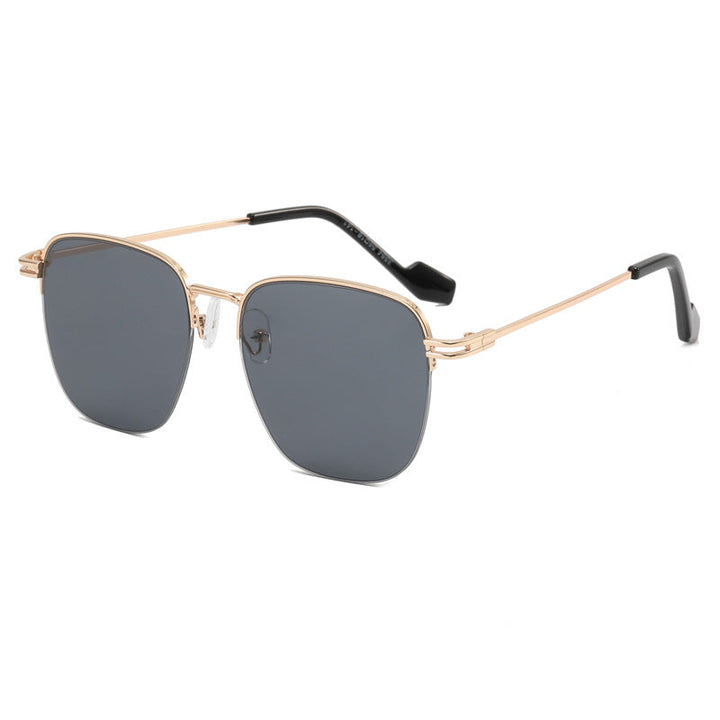 Women Designer Glasses with Square Frame and Glossy Metal Structure Kalsten