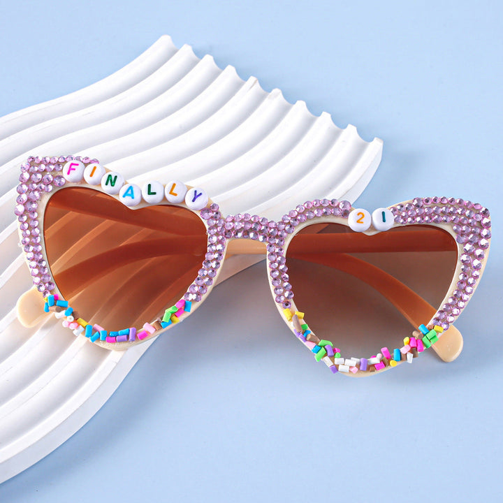 Decorative Birthday-Themed Fashion Sunglasses Kalsten