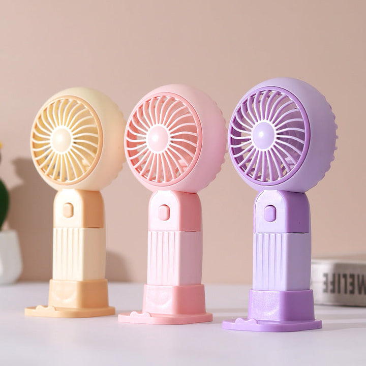 Women's Portable Hand Fan with USB Charging Function and Ergonomic Design Kalsten