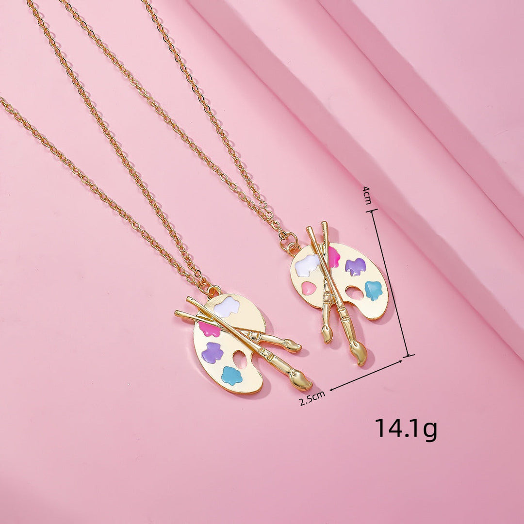 Pendant with palette and brushes Kalsten