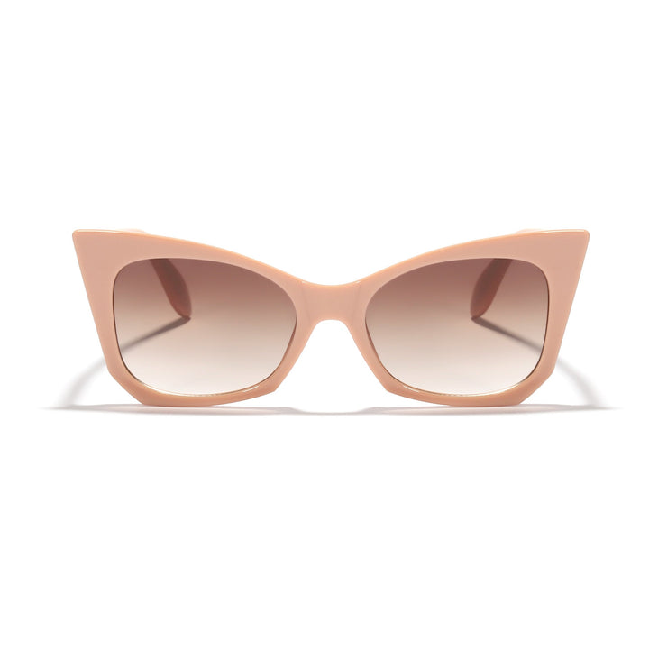 Women's sunglasses in trendy cat-eye design with striking leopard pattern Kalsten
