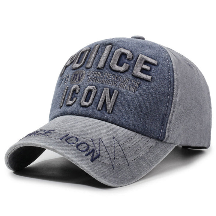Men's Vintage-Inspired Embroidered Baseball Cap Kalsten