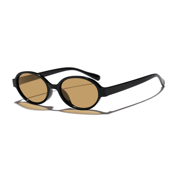 Women's fashionable oval sunglasses with animal pattern Kalsten