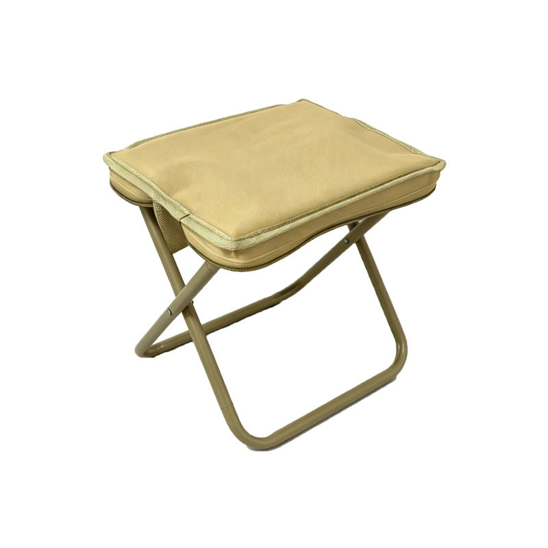 Folding stool with padded seat Kalsten