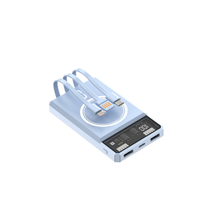 Power bank with integrated light and fast charging functions Kalsten