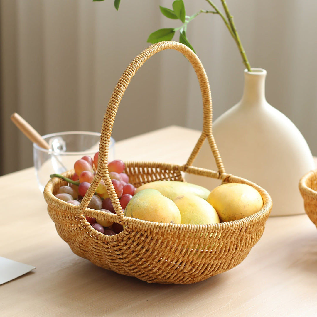 Handwoven Decorative Carrying Basket Kalsten