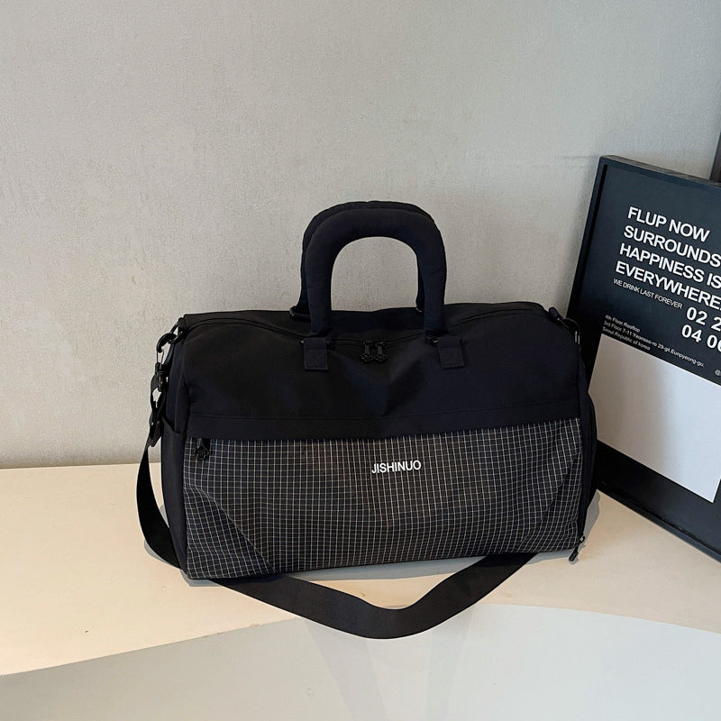 Sporty Leisure Duffel Bag with Ergonomic Handles and Multiple Compartments Kalsten