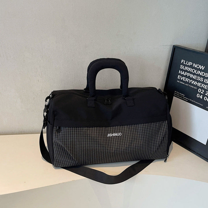 Sporty Leisure Duffel Bag with Ergonomic Handles and Multiple Compartments Kalsten