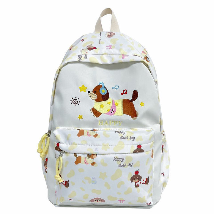 Adorable Animal-Themed Embroidered Backpack Kalsten