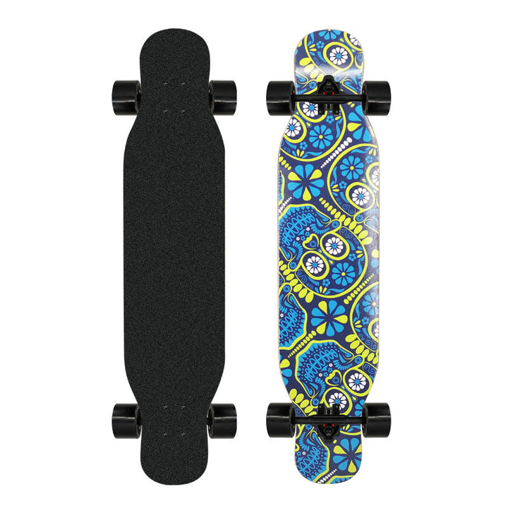 Artistic Lion-Emblazoned Longboard Kalsten