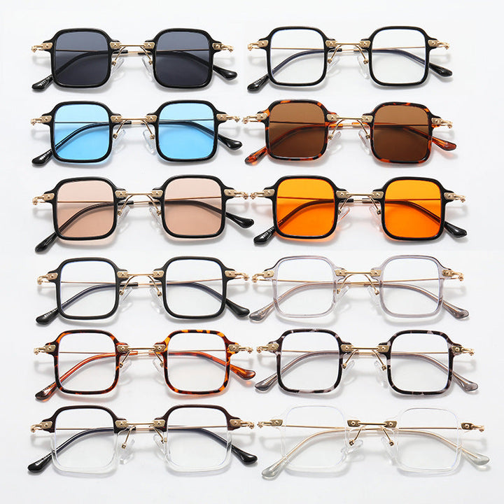 Women's geometric sunglasses with stylish metal frame Kalsten