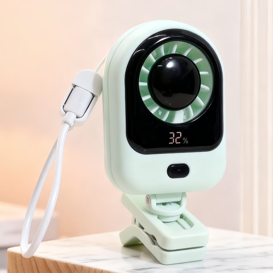 Portable Mini Fan with USB Connection and Adjustable Speed Kalsten