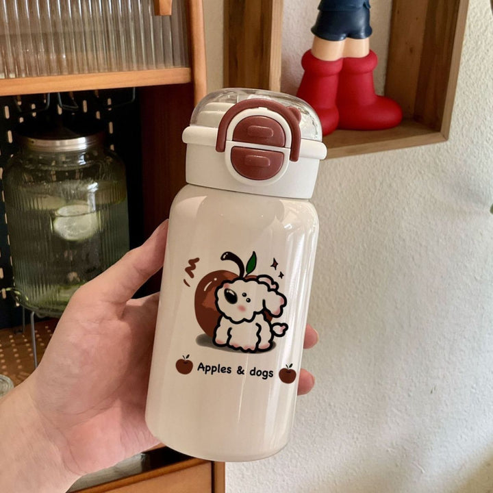 Women's practical drinking bottle with playful animal design Kalsten