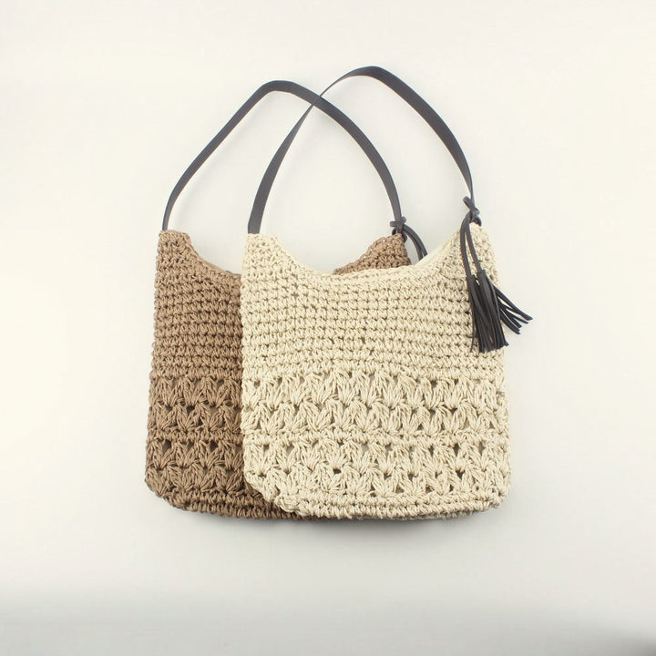 Handcrafted Hobo Bag Made of Natural Material Kalsten