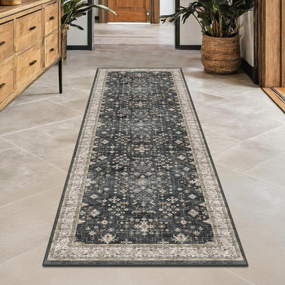 Vintage Floral Runner Carpet Acalora